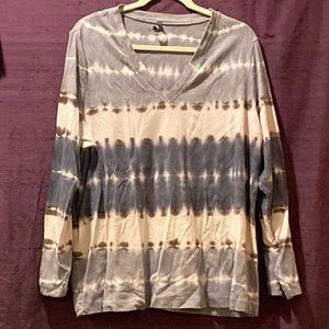 Tie Dyed V-neck T-shirt